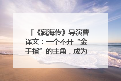 《藏海传》导演曹译文：一个不开“金手指”的主角，成为苍生守护者