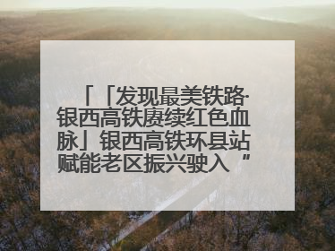 「发现最美铁路·银西高铁赓续红色血脉」银西高铁环县站赋能老区振兴驶入“快车道”