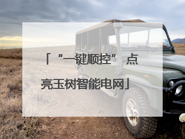 “一键顺控” 点亮玉树智能电网