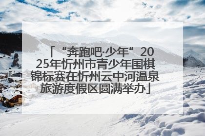 “奔跑吧·少年”2025年忻州市青少年围棋锦标赛在忻州云中河温泉旅游度假区圆满举办