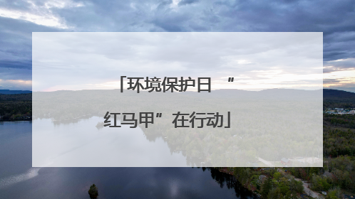 环境保护日 “红马甲”在行动