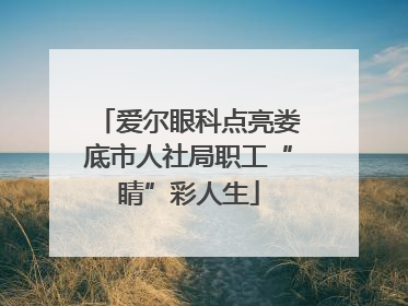 爱尔眼科点亮娄底市人社局职工“睛”彩人生