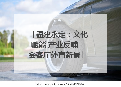 福建永定：文化赋能 产业反哺 会客厅外育新景