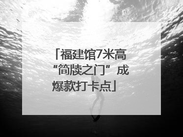 福建馆7米高“简牍之门”成爆款打卡点