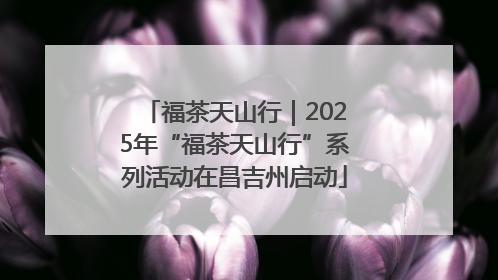 福茶天山行｜2025年“福茶天山行”系列活动在昌吉州启动
