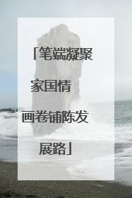 笔端凝聚家国情  画卷铺陈发展路