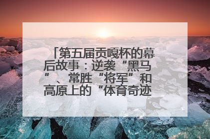 第五届贡嘎杯的幕后故事：逆袭“黑马”、常胜“将军”和高原上的“体育奇迹”丨微纪录