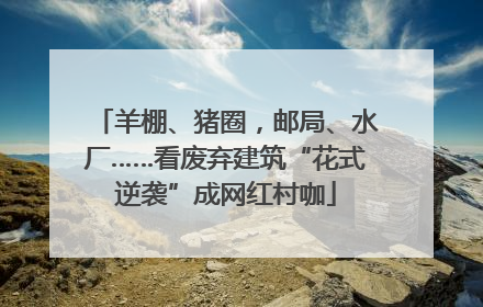 羊棚、猪圈，邮局、水厂……看废弃建筑“花式逆袭”成网红村咖