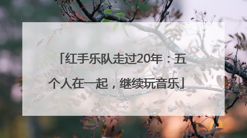 红手乐队走过20年：五个人在一起，继续玩音乐