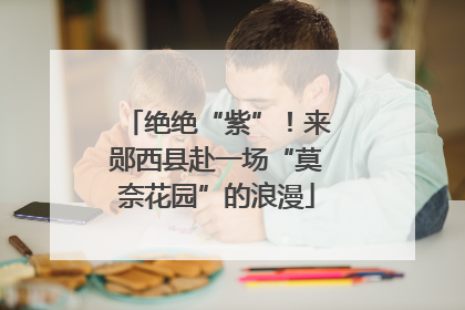 绝绝“紫”！来郧西县赴一场“莫奈花园”的浪漫