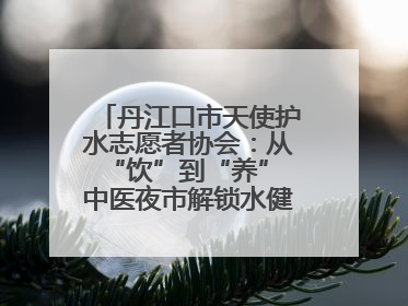 丹江口市天使护水志愿者协会：从“饮”到“养” 中医夜市解锁水健康新密码