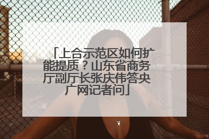 上合示范区如何扩能提质？山东省商务厅副厅长张庆伟答央广网记者问