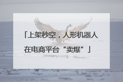 上架秒空，人形机器人在电商平台“卖爆”