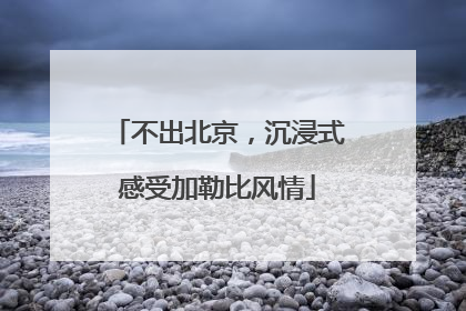不出北京，沉浸式感受加勒比风情