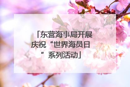 东营海事局开展庆祝“世界海员日”系列活动