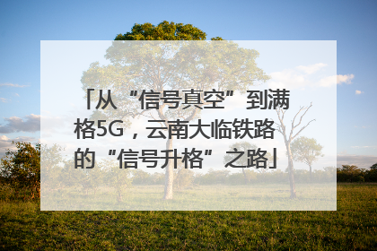 从“信号真空”到满格5G，云南大临铁路的“信号升格”之路