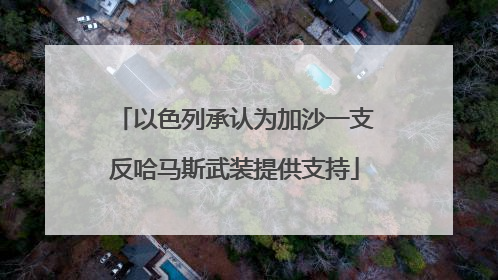以色列承认为加沙一支反哈马斯武装提供支持