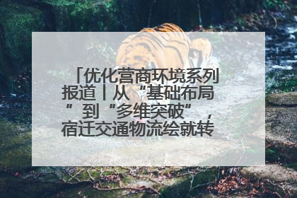 优化营商环境系列报道丨从“基础布局”到“多维突破”，宿迁交通物流绘就转型增效新画卷