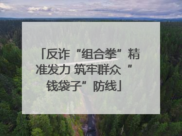 反诈“组合拳”精准发力 筑牢群众“钱袋子”防线