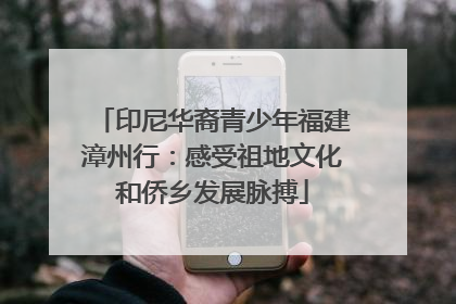 印尼华裔青少年福建漳州行：感受祖地文化和侨乡发展脉搏