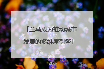 兰马成为推动城市发展的多维度引擎