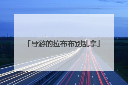 导游的拉布布别乱拿