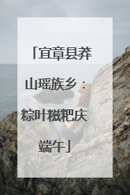 宜章县莽山瑶族乡：粽叶糍粑庆端午