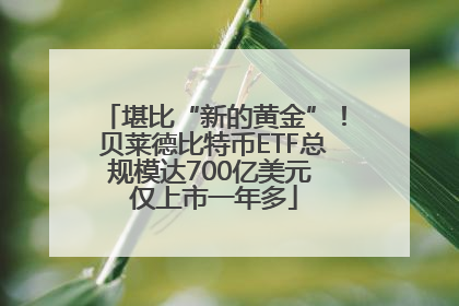 堪比“新的黄金”！贝莱德比特币ETF总规模达700亿美元 仅上市一年多