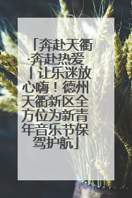 奔赴天衢·奔赴热爱丨让乐迷放心嗨！德州天衢新区全方位为新青年音乐节保驾护航