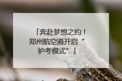 奔赴梦想之约！郑州航空港开启“护考模式”