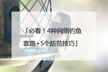 必看！4种网络钓鱼套路+5个防范技巧