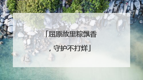 屈原故里粽飘香，守护不打烊