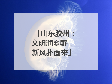 山东胶州：文明润乡野，新风扑面来