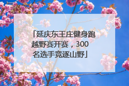延庆东王庄健身跑越野赛开赛，300名选手竞逐山野