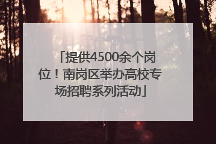 提供4500余个岗位！南岗区举办高校专场招聘系列活动