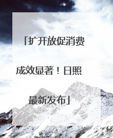 扩开放促消费成效显著！日照最新发布