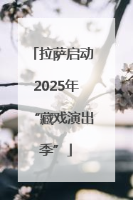 拉萨启动2025年“藏戏演出季”