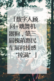 数字人顾问+跳舞机器狗，第三届槐荫惠民车展科技感“拉满”