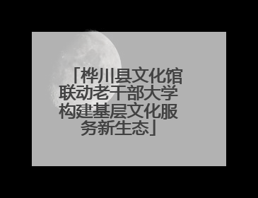 桦川县文化馆联动老干部大学构建基层文化服务新生态