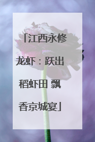 江西永修龙虾：跃出稻虾田 飘香京城宴