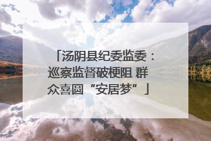 汤阴县纪委监委：巡察监督破梗阻 群众喜圆“安居梦”