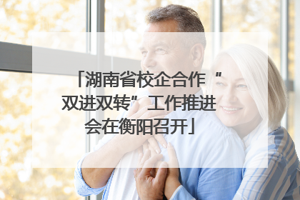 湖南省校企合作“双进双转”工作推进会在衡阳召开