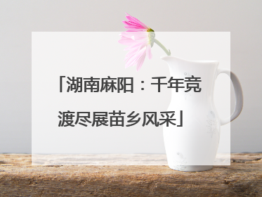 湖南麻阳：千年竞渡尽展苗乡风采