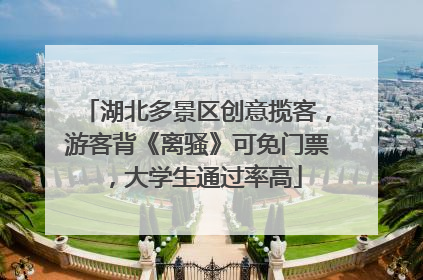 湖北多景区创意揽客，游客背《离骚》可免门票，大学生通过率高