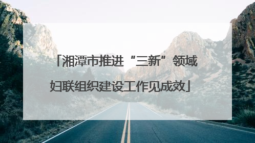 湘潭市推进“三新”领域妇联组织建设工作见成效