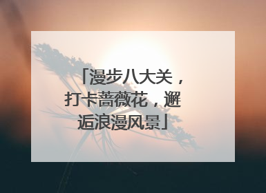 漫步八大关，打卡蔷薇花，邂逅浪漫风景