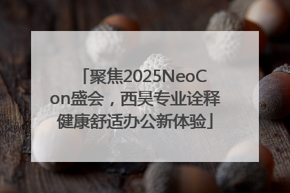 聚焦2025NeoCon盛会，西昊专业诠释健康舒适办公新体验