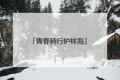 青春骑行护林海