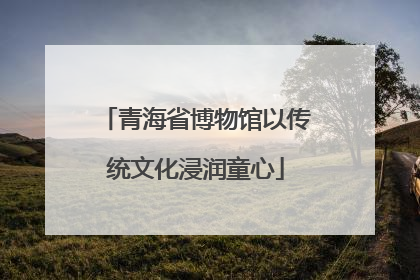 青海省博物馆以传统文化浸润童心