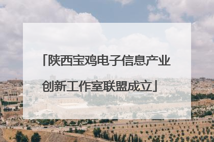 陕西宝鸡电子信息产业创新工作室联盟成立
